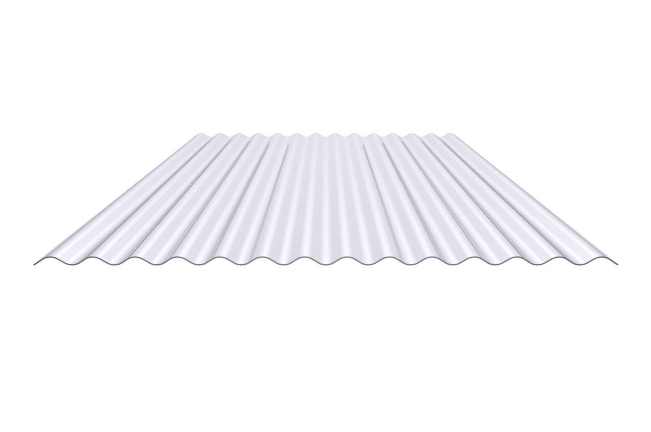 Lichtplatten 18/76 1,2 mm PVC Dach Glashell