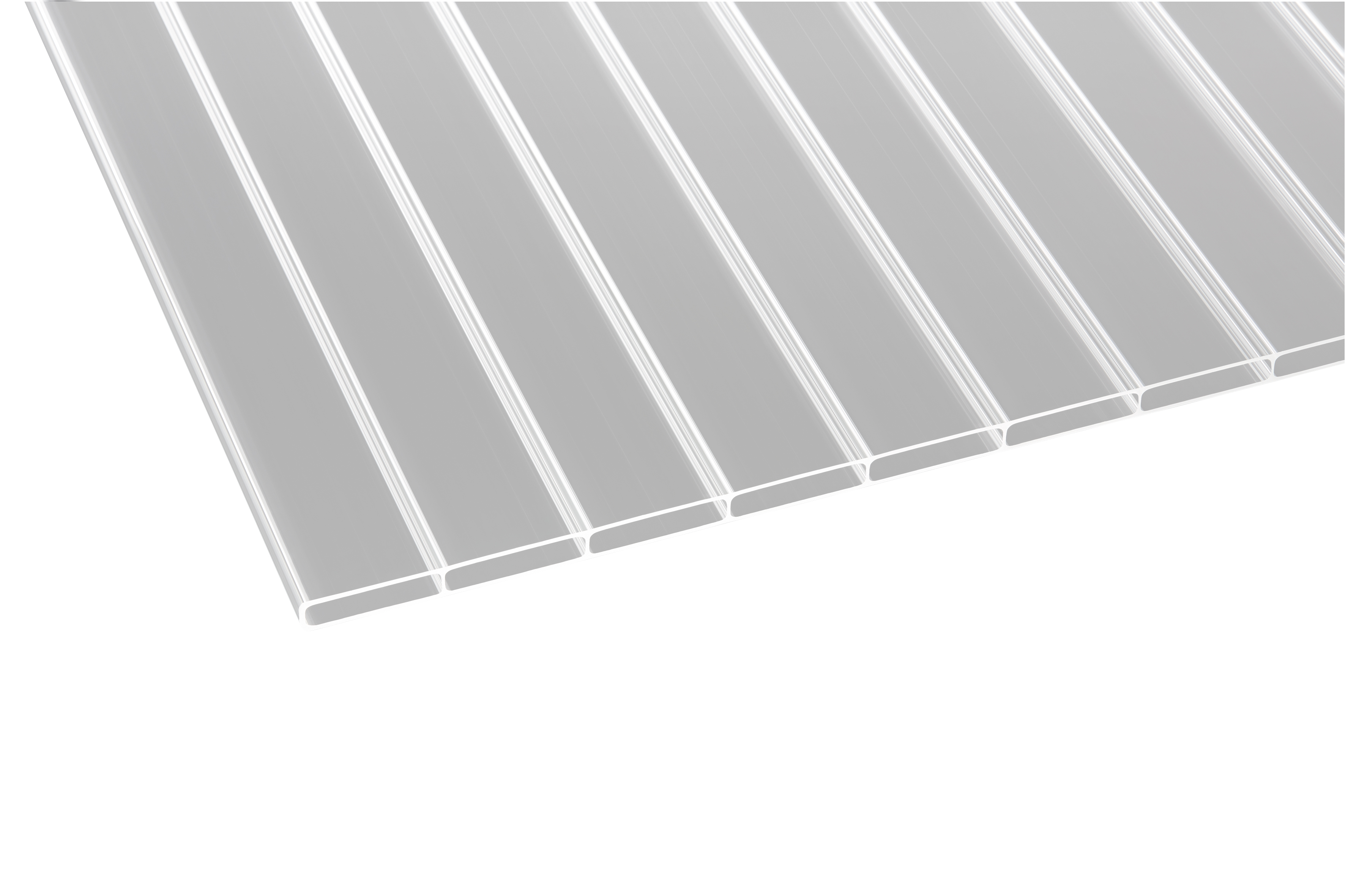 Acryl Stegplatten drip top klar 16/64 980 mm