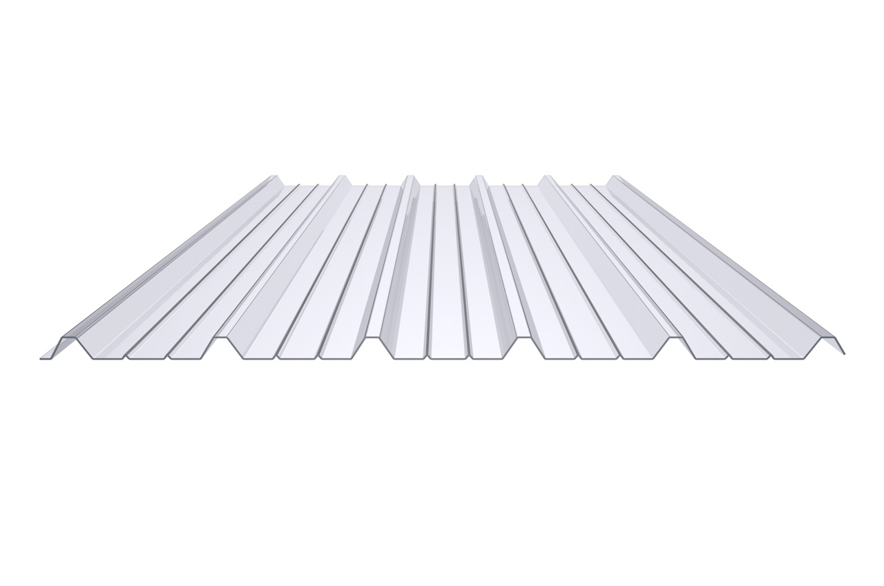 Lichtplatten 30/200 1,5 mm PVC Dach Glashell